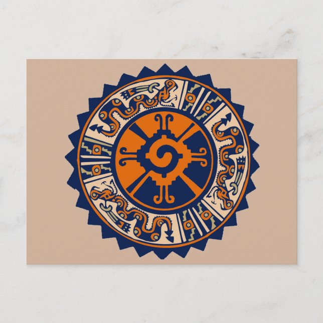 Carte Postale Maya Hunab Ku (Devant)