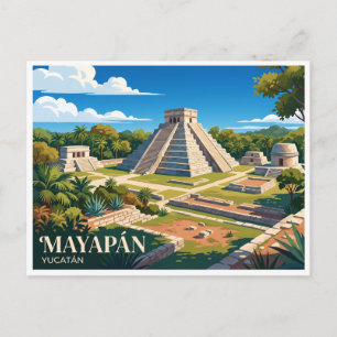 Carte Postale Mayapán Tecoh Mexique