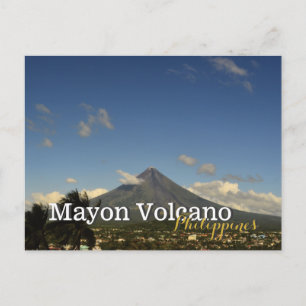 Carte Postale Mayon Volcano Albay Bicol Philippines