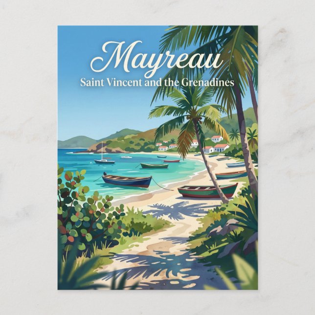 Carte Postale Mayreau Saint-Vincent-et-les-Grenadines (Devant)