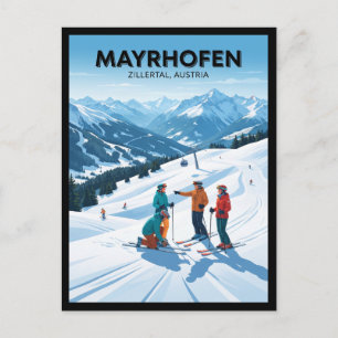 Carte Postale Mayrhofen Penken Autriche Souvenir de Voyage