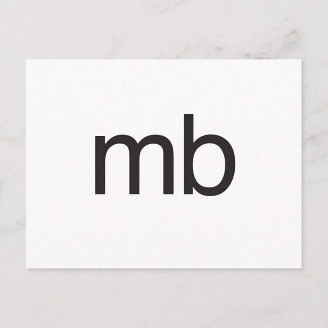 Carte Postale mb (Devant)