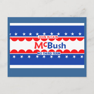 Carte postale McCain McBUSH