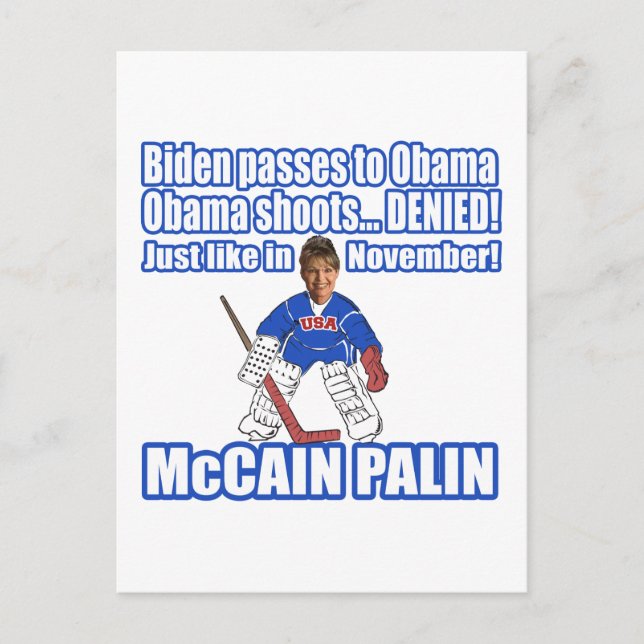 Carte Postale McCain Palin démenti (Devant)