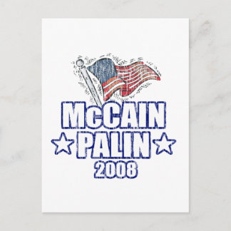 Carte Postale McCain Palin en détresse