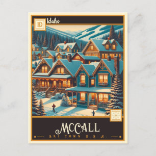 Carte Postale McCall, Idaho VINTAGE