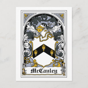 Carte Postale McCauley Family Crest