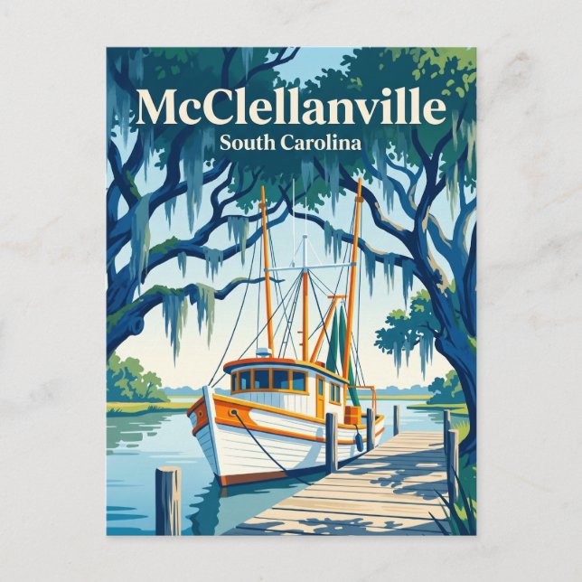 Carte Postale McClellanville États-Unis (Devant)