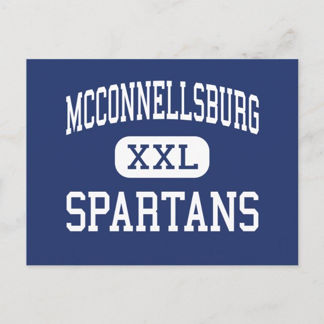 Carte Postale McConnellsburg - Spartans - High - McConnellsburg (Devant)