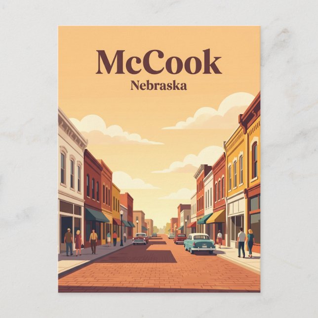 Carte Postale McCook États-Unis (Devant)