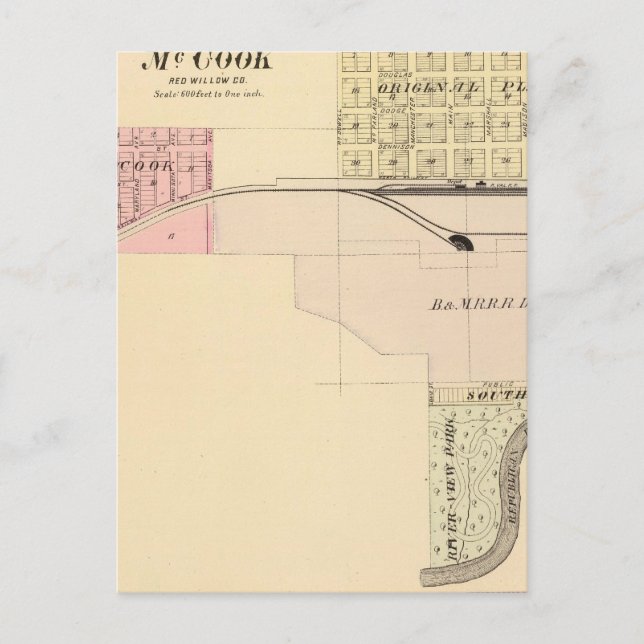 Carte Postale McCook, Nebraska (Devant)