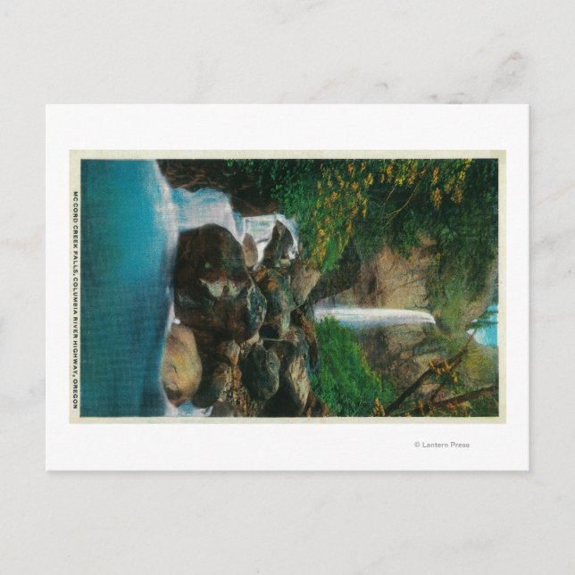 Carte Postale McCord Creed Falls sur Columbia River (Devant)