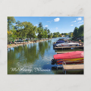 Carte Postale McHenry, Illinois   La photo de Fox River