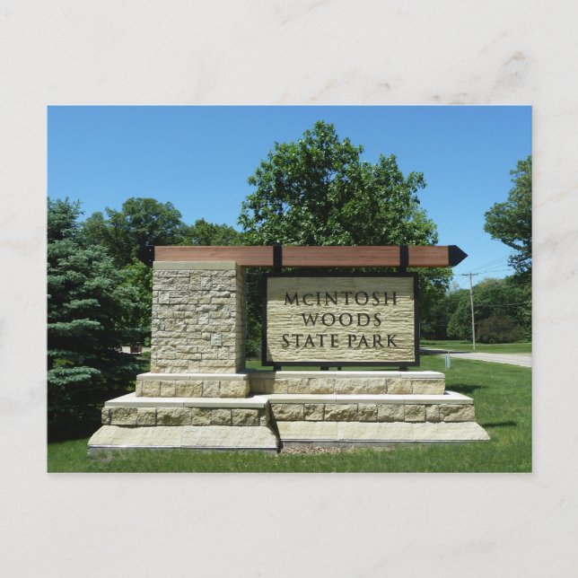 Carte Postale McIntosh Woods State Park, Iowa (Devant)