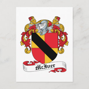 Carte Postale McIver Family Crest