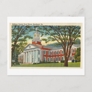 Carte Postale McKean County Court House à Smethport, Penn.,