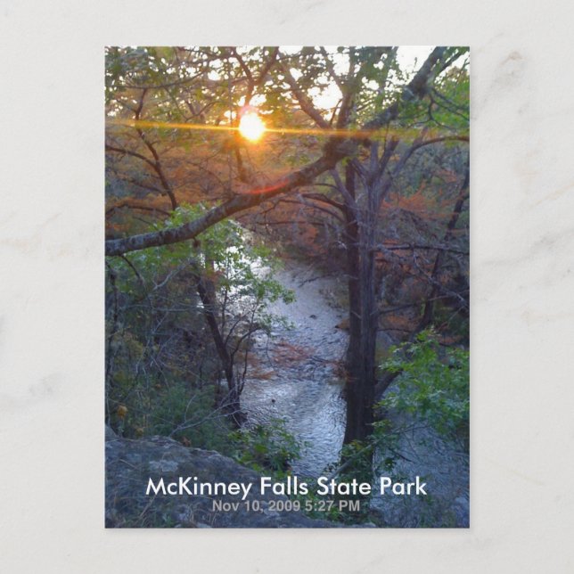 Carte Postale McKinney Falls State Park (Devant)