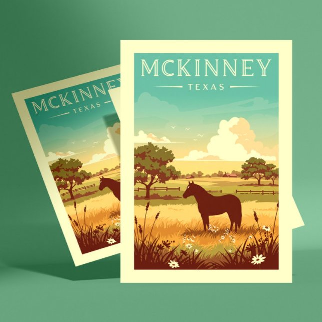 Carte Postale McKinney Texas vintage (Créateur téléchargé)