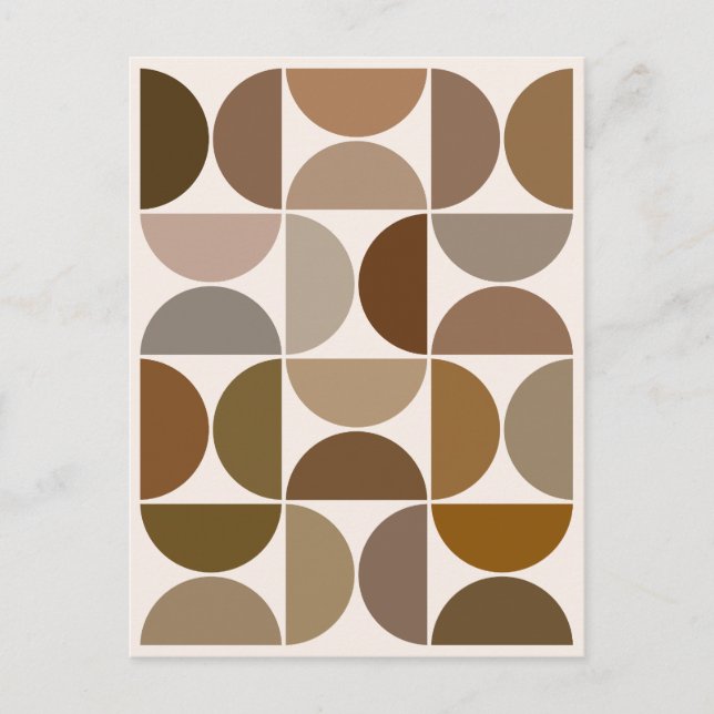 Carte Postale MCM Semi-cycles Browns and Creams (Devant)