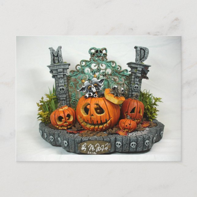Carte Postale MD Halloween Dragon Postcard (Devant)