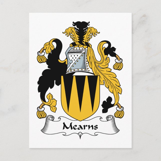 Carte Postale Meares Family Crest (Devant)