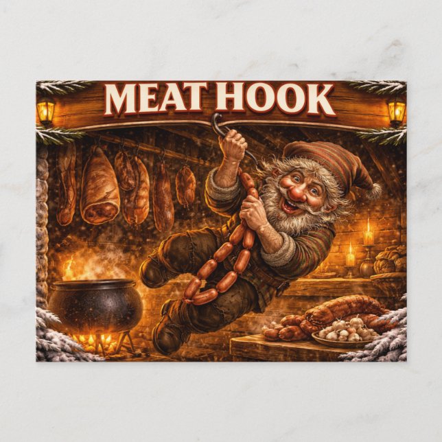 Carte Postale Meat Hook Icelandic Yule Lad (Devant)