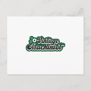 Carte Postale Mécanicien de machine Machiniste CNC Cadeau drôle