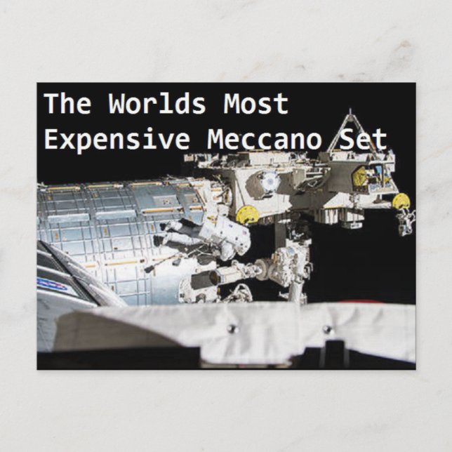 Carte postale Meccano - Mème Terre Plat (Devant)