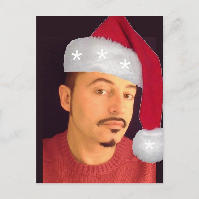 Carte Postale Mecs les plus Chauds de la Planète Noël Muscle Pèr (Devant)