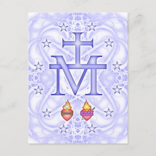 Carte Postale Médaille Miraculeuse (Devant)