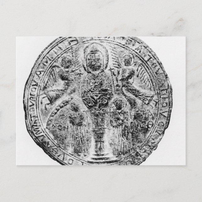 Carte Postale Médaillon décoré selon la technique de la cloisonn (Devant)