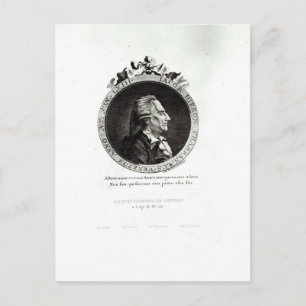 Carte Postale Médaillon Portrait de Giacomo Casanova, 63 ans