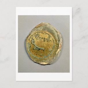 Carte Postale Médaillon représentant Jonah et la baleine, Roman,