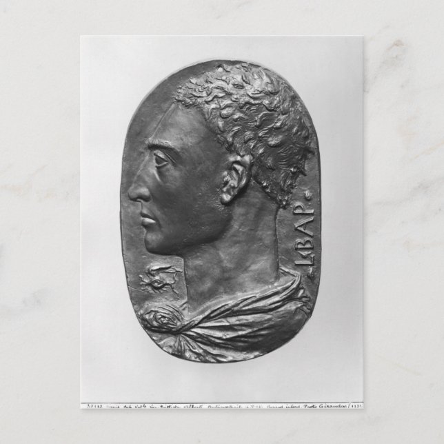 Carte Postale Medallion Autoportrait (Devant)