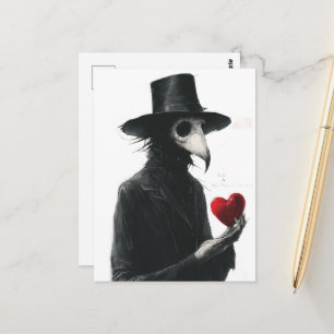 Carte Postale Médecin de la peste avec un cœur