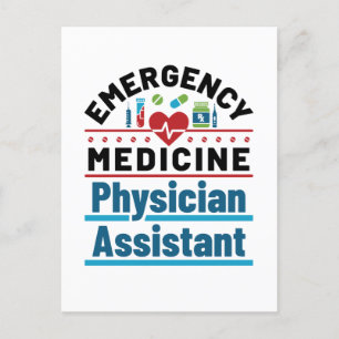 Carte Postale Médecin d'urgence Assistant