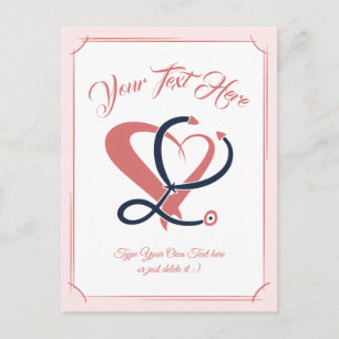 Carte Postale Médecin, infirmière, ambulancier, modèle de cadeau