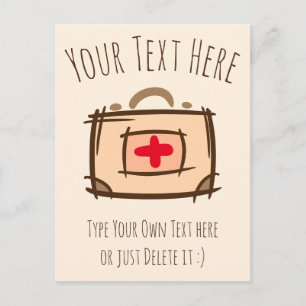 Carte Postale Médecin, urgence, infirmière, Modèle-cadeau paramé