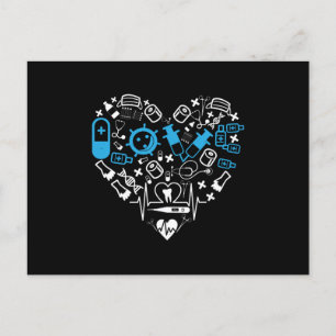 Carte Postale Médecine - Coeur de l'équipement médical