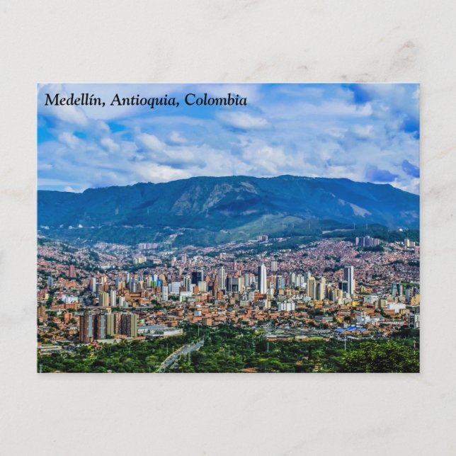 Carte Postale Medellin, Antioquia, la ville de Colombie (Devant)