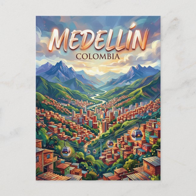 Carte Postale Medellín Colombie (Devant)