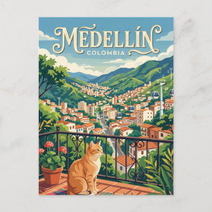 Carte Postale Medellín Colombie