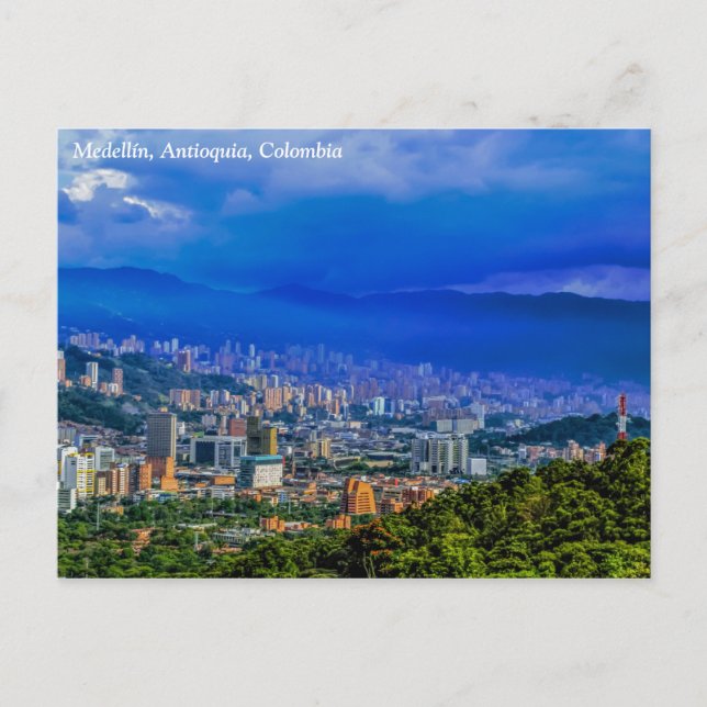 Carte Postale Medellín (Ville du Printemps éternel) (Devant)