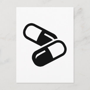 Carte Postale Médicaments pilules