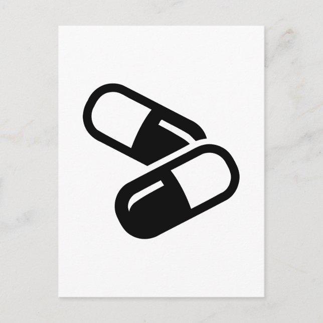 Carte Postale Médicaments pilules (Devant)