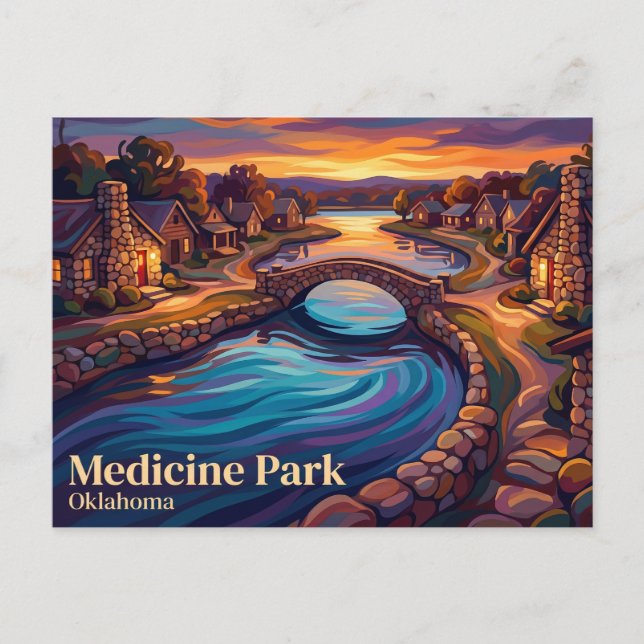 Carte Postale Medicine Park États-Unis (Devant)