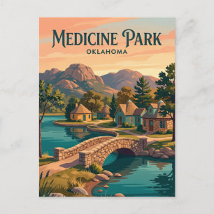 Carte Postale Medicine Park États-Unis