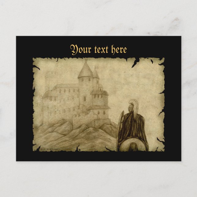 Carte Postale Médiéval (Devant)