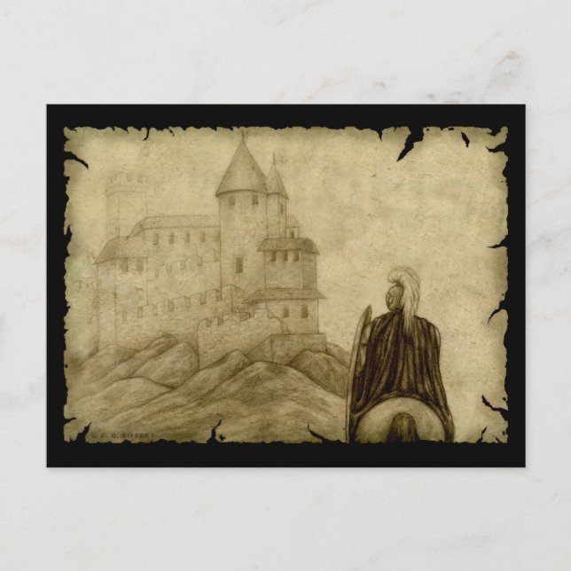 Carte Postale Médiéval (Devant)