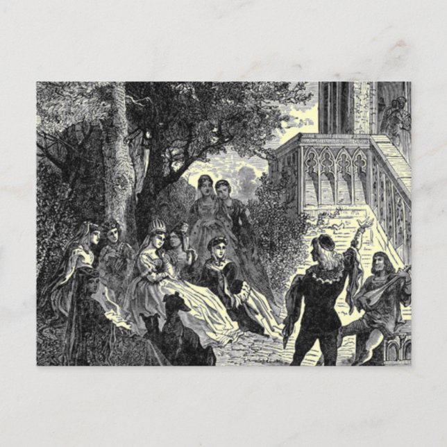 Carte postale médiévale (Devant)